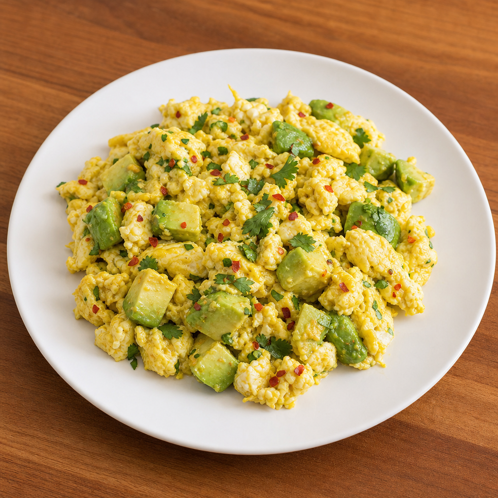 Avocado Egg Scramble