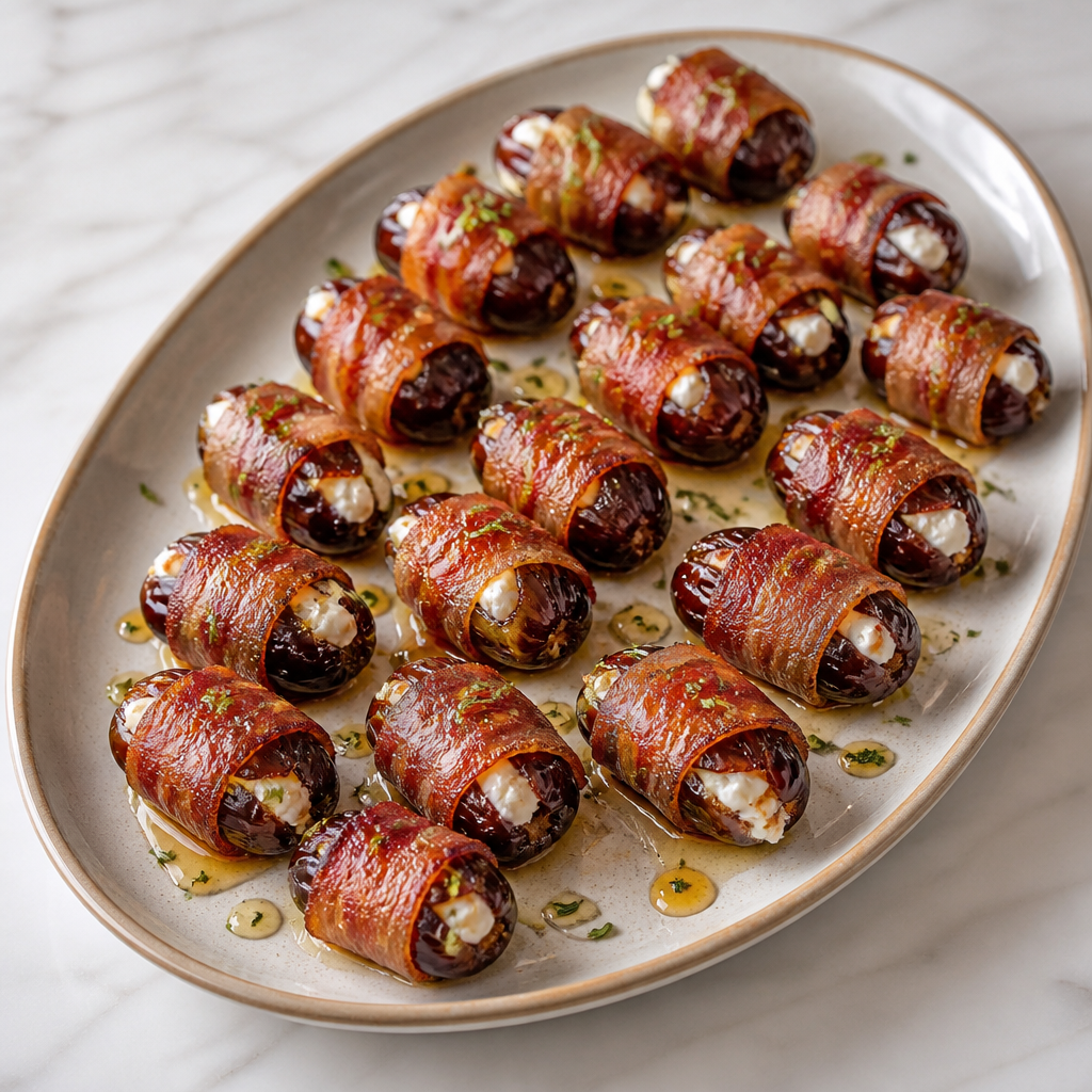 Bacon-Wrapped Dates