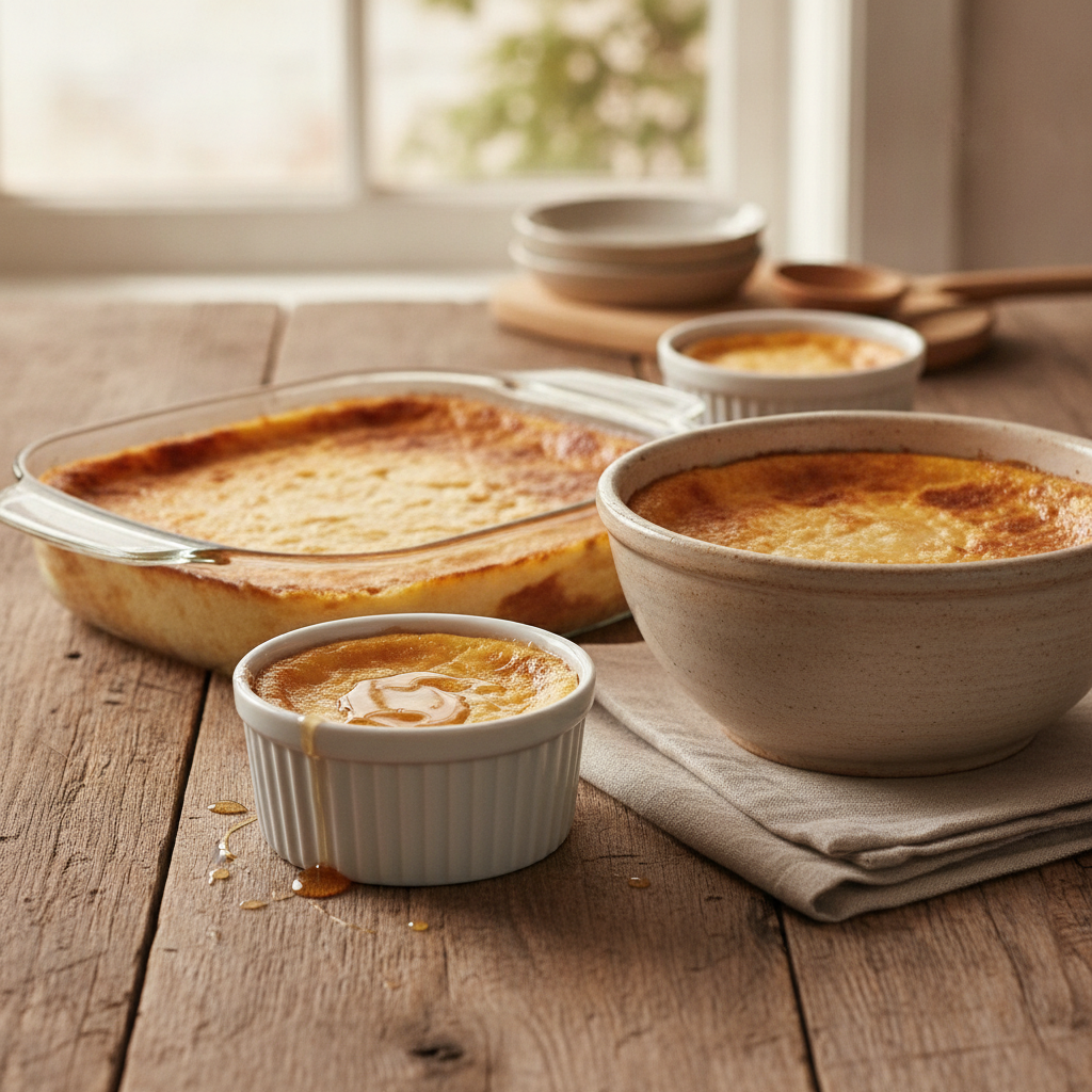 Baked Cottage Cheese Custard