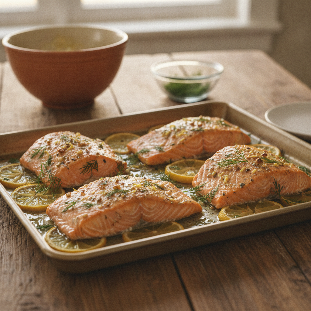 Baked Salmon Portions