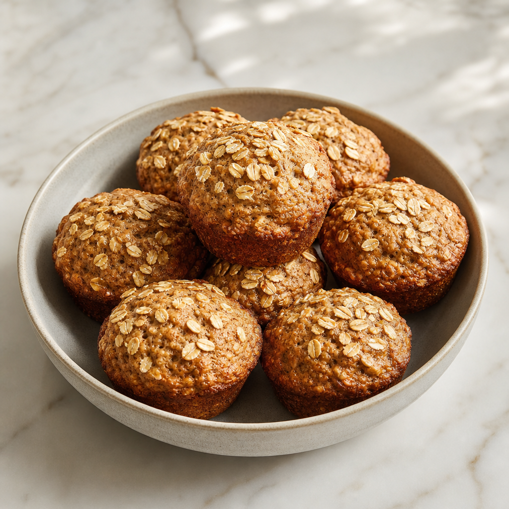 Banana Oatmeal Muffins