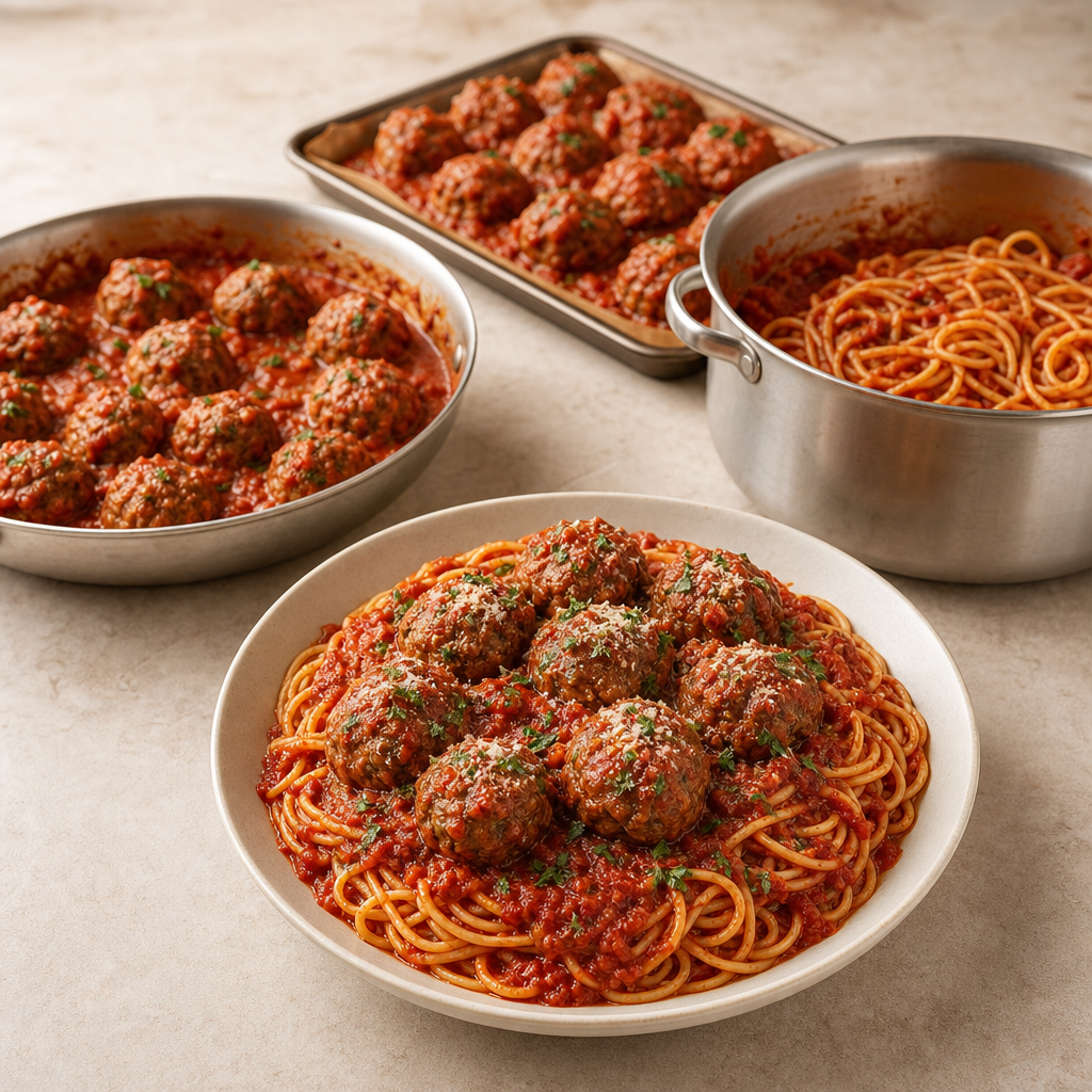 Classic Spaghetti and Meatballs