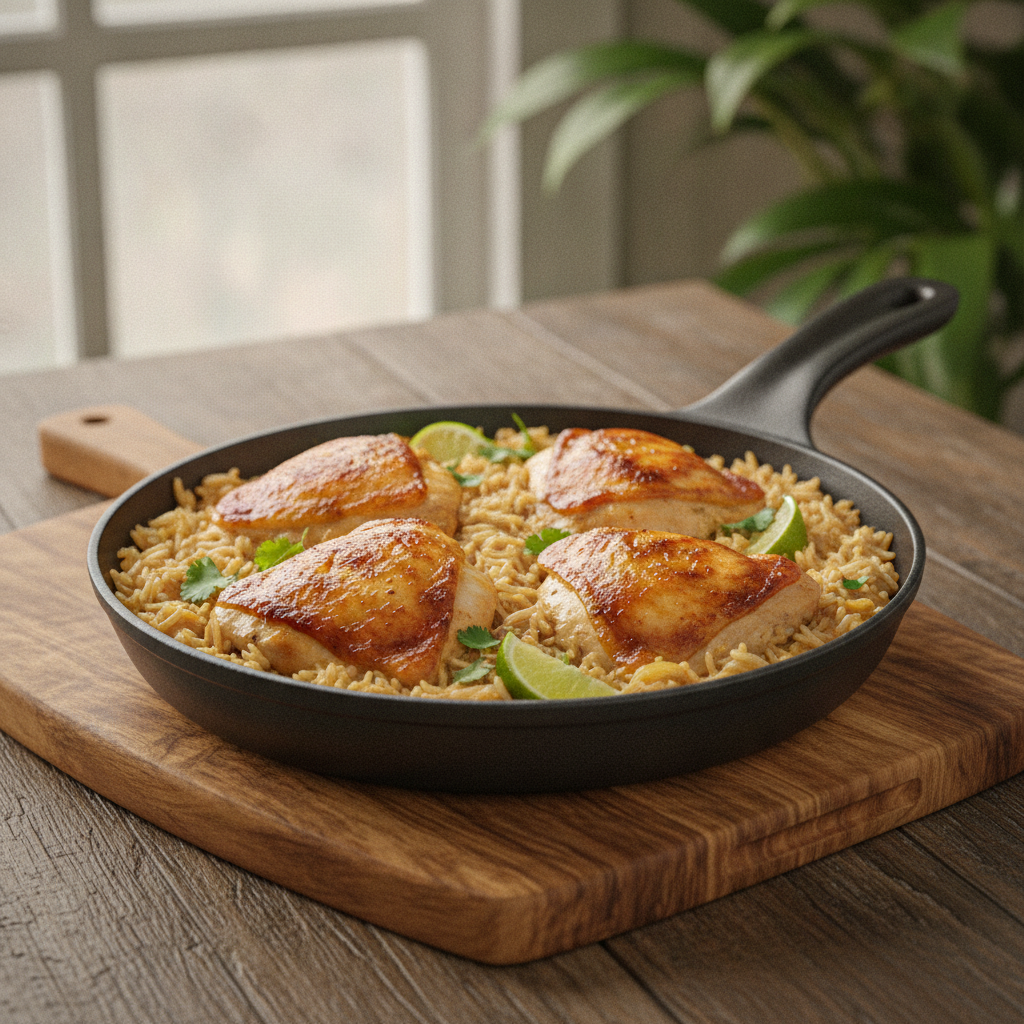 Coconut Rice with Chicken