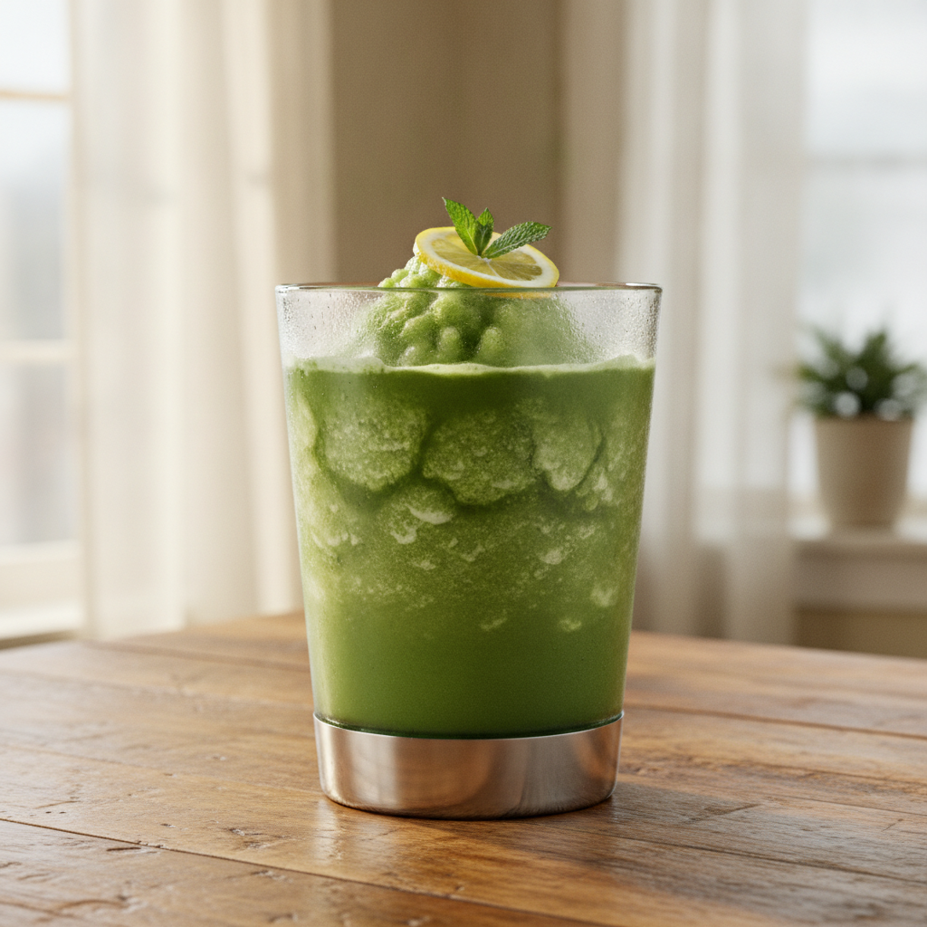Frozen Matcha Lemonade