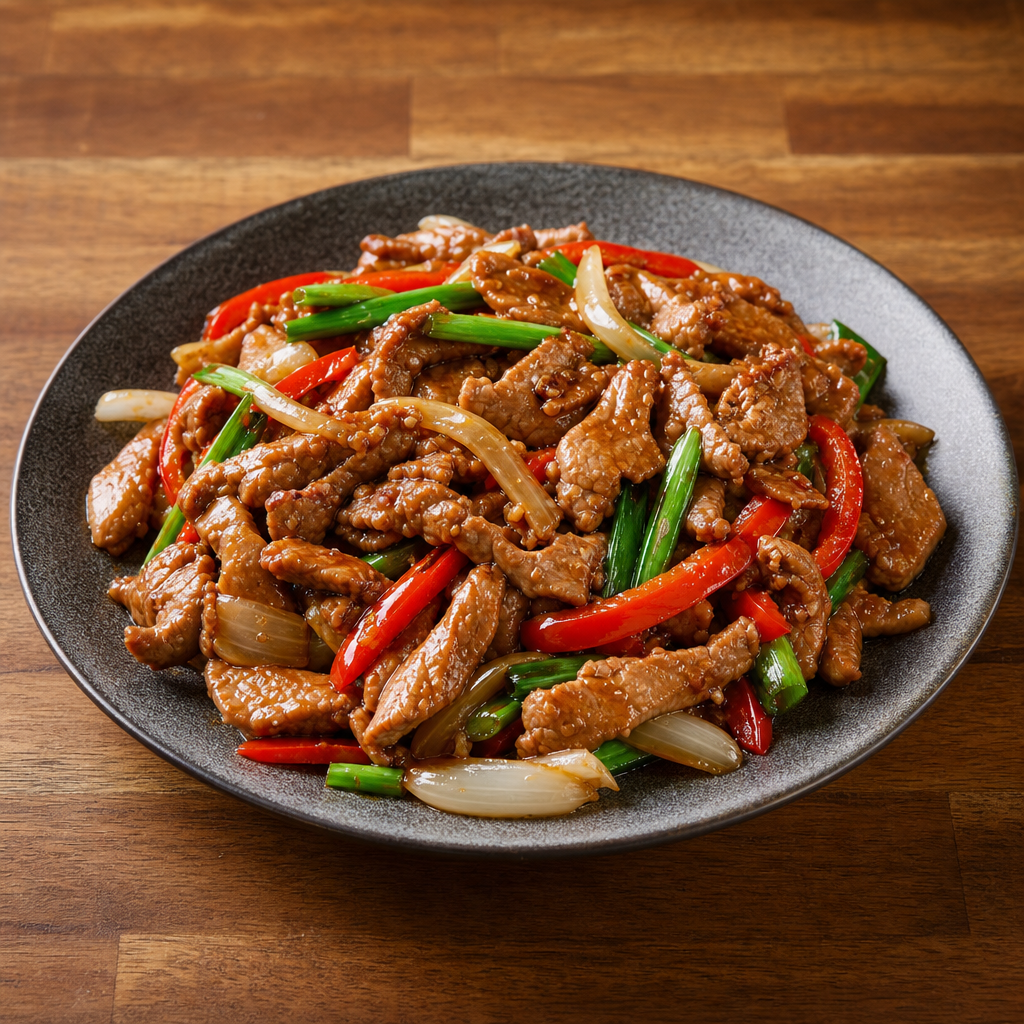 Garlic Ginger Pork Stir Fry