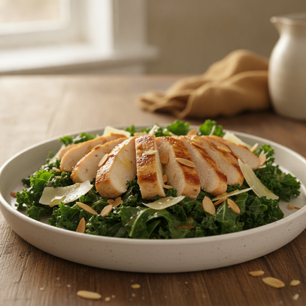Kale Salad with Chicken