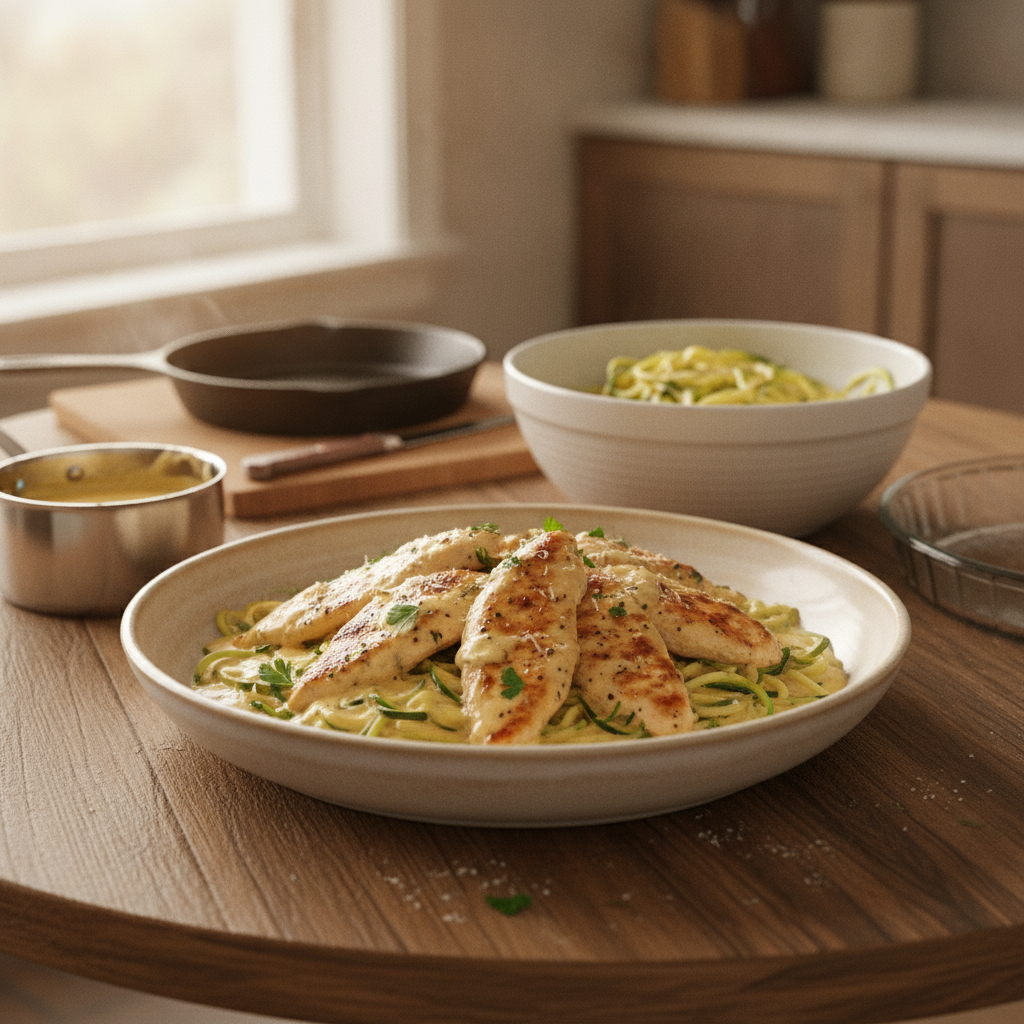 Keto Chicken Alfredo