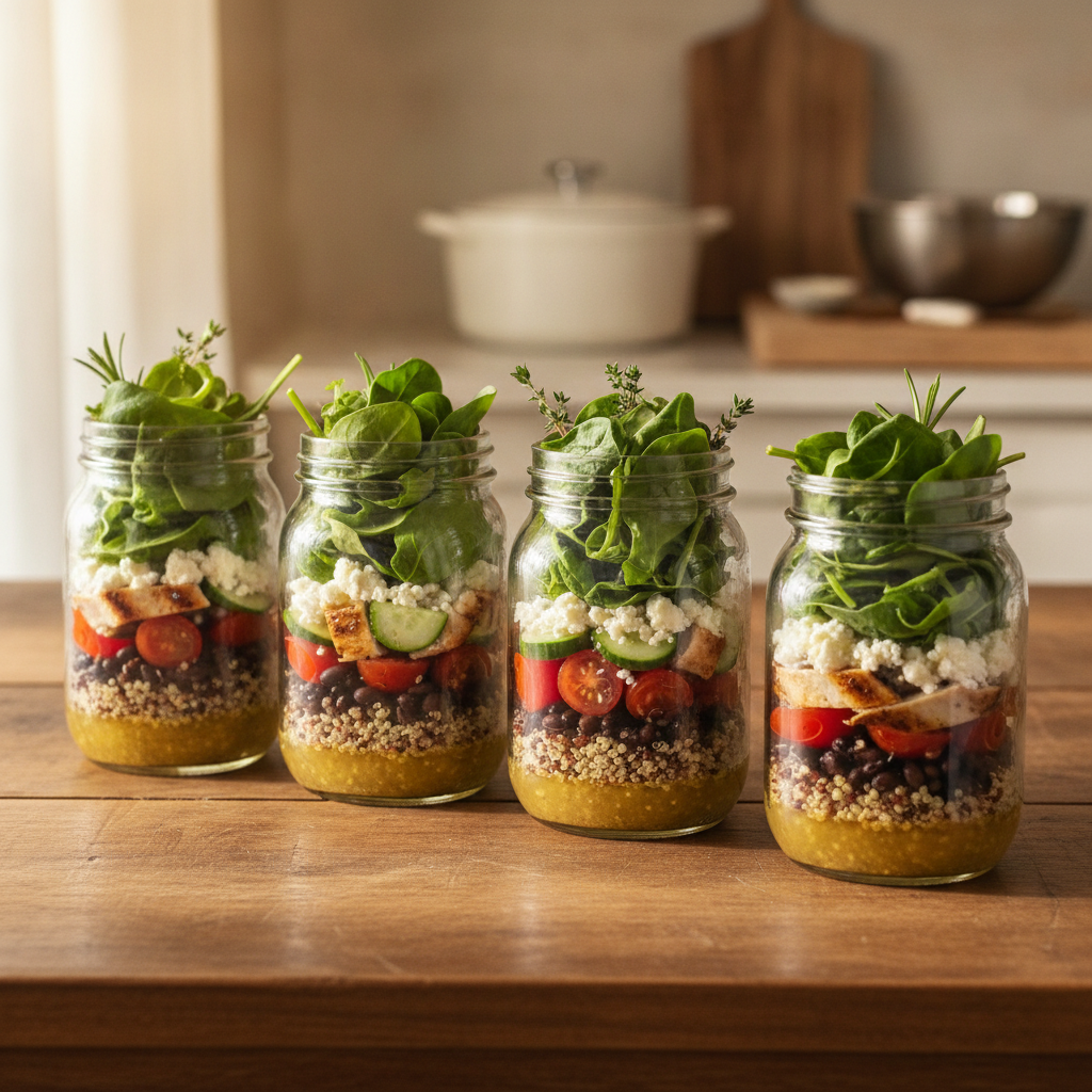 Mason Jar Salads