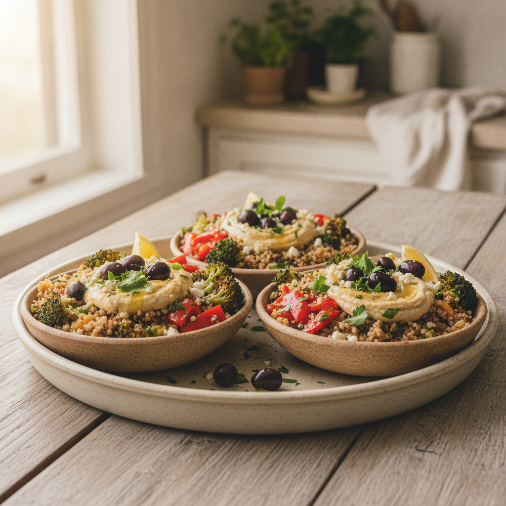 Mediterranean Grain Bowls