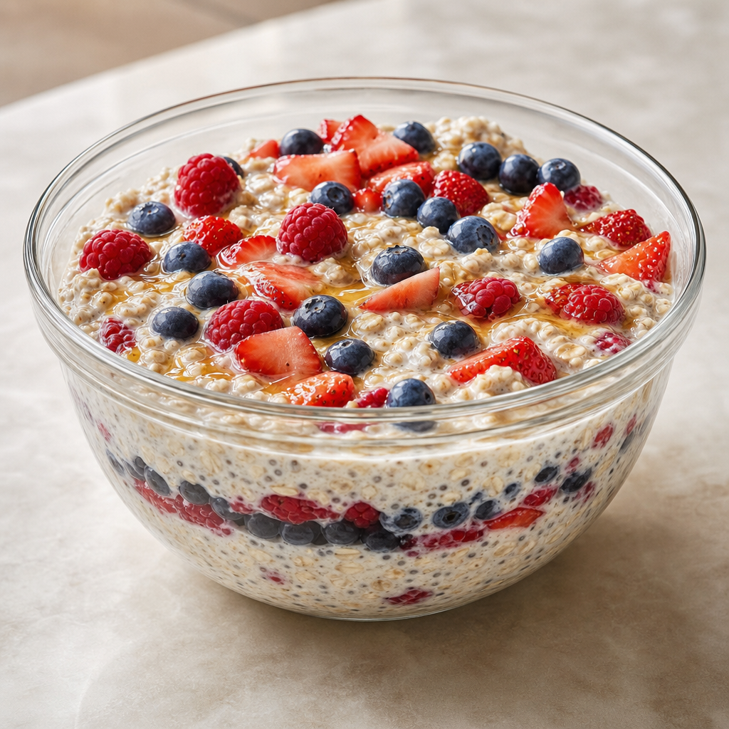 Overnight Oats with Berries