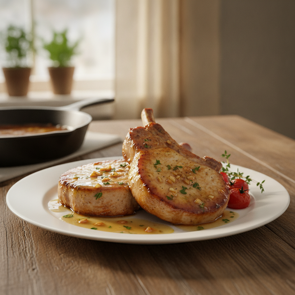 Pan-Seared Pork Chops