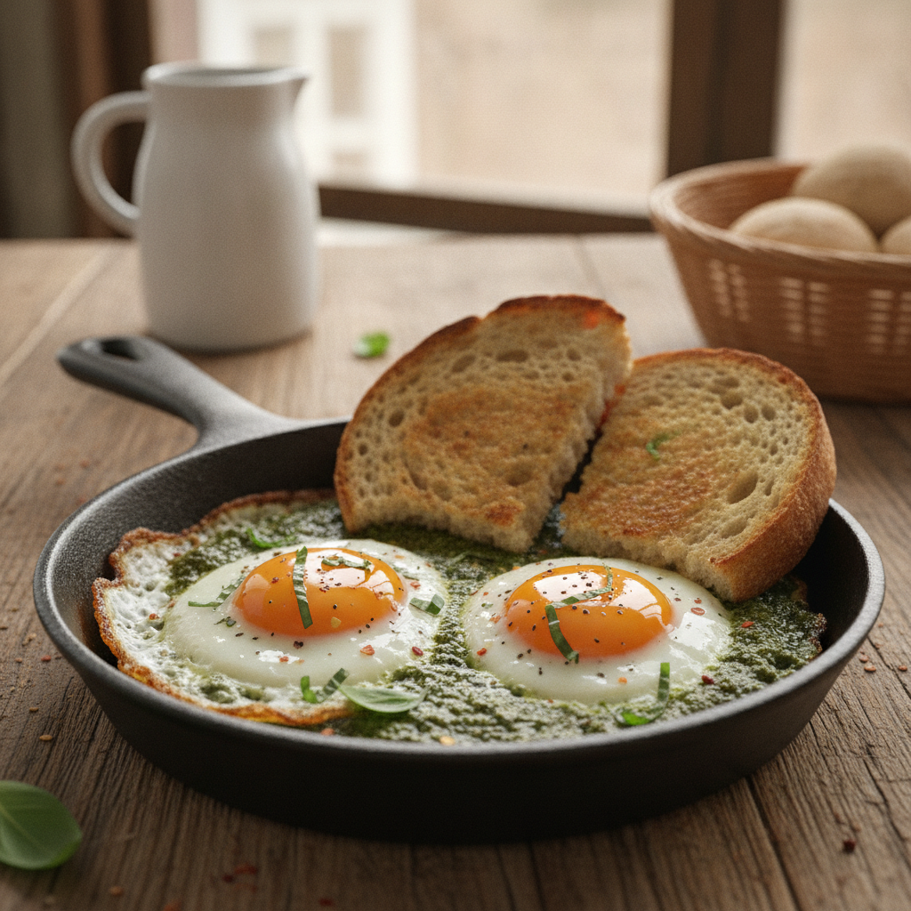 Pesto Eggs