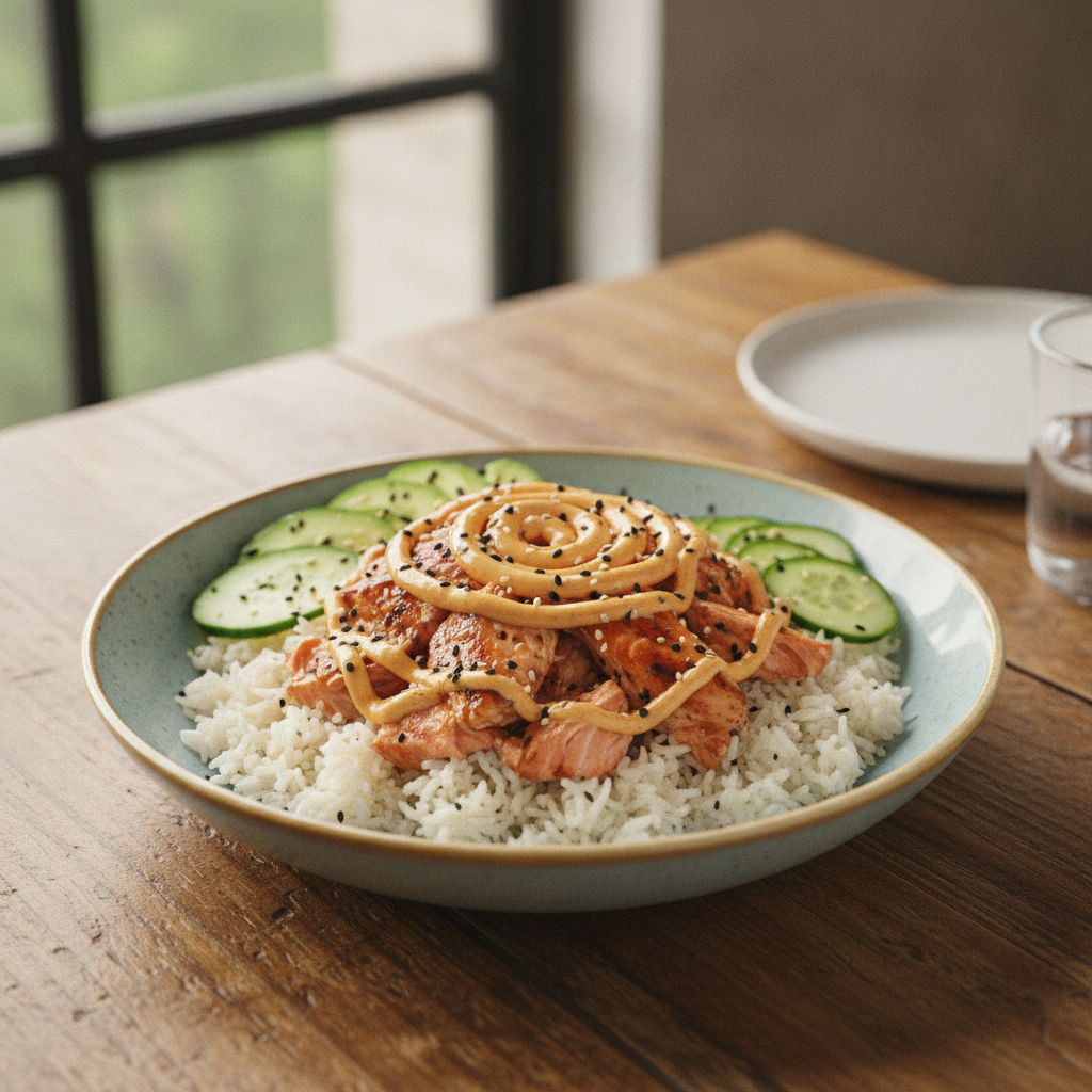 Salmon Rice Bowl