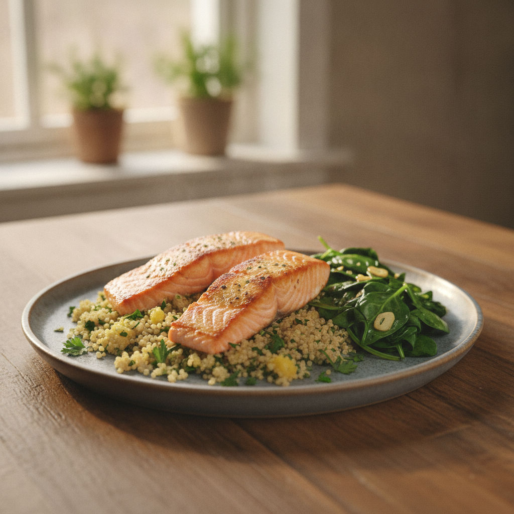 Salmon with Quinoa