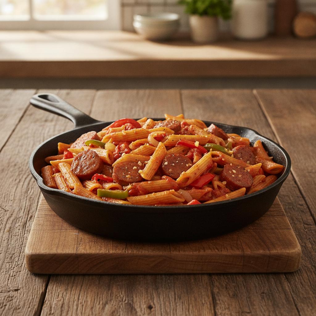 Sausage and Peppers Pasta