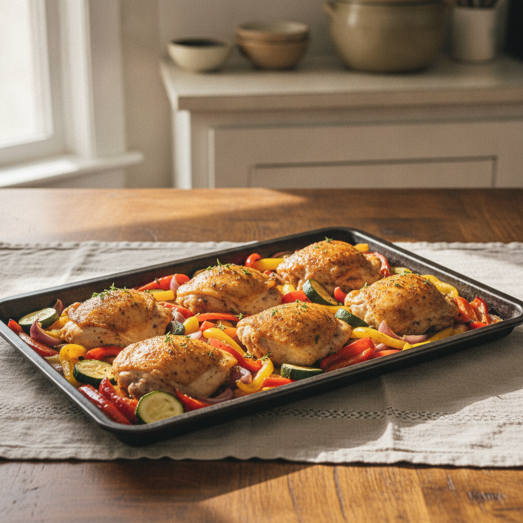 Sheet Pan Chicken and Vegetables