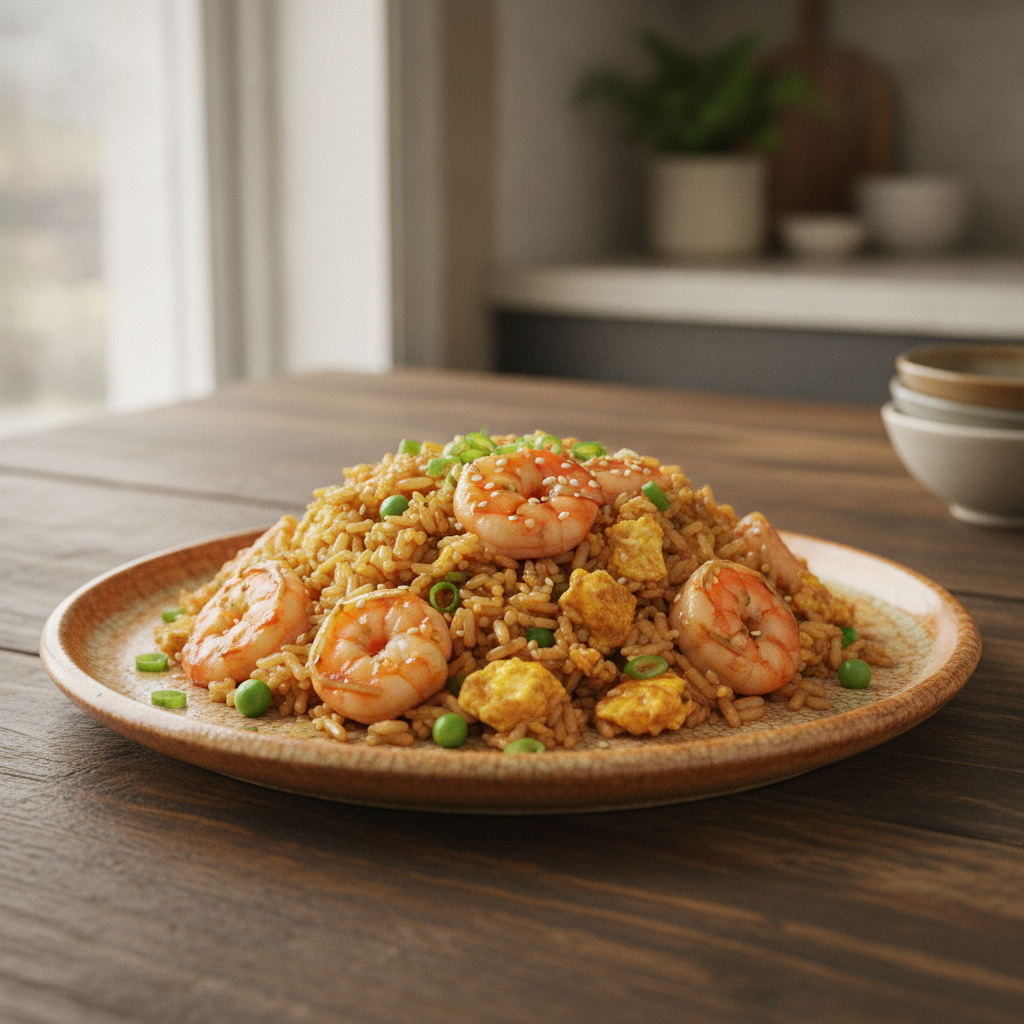 Shrimp and Egg Fried Rice