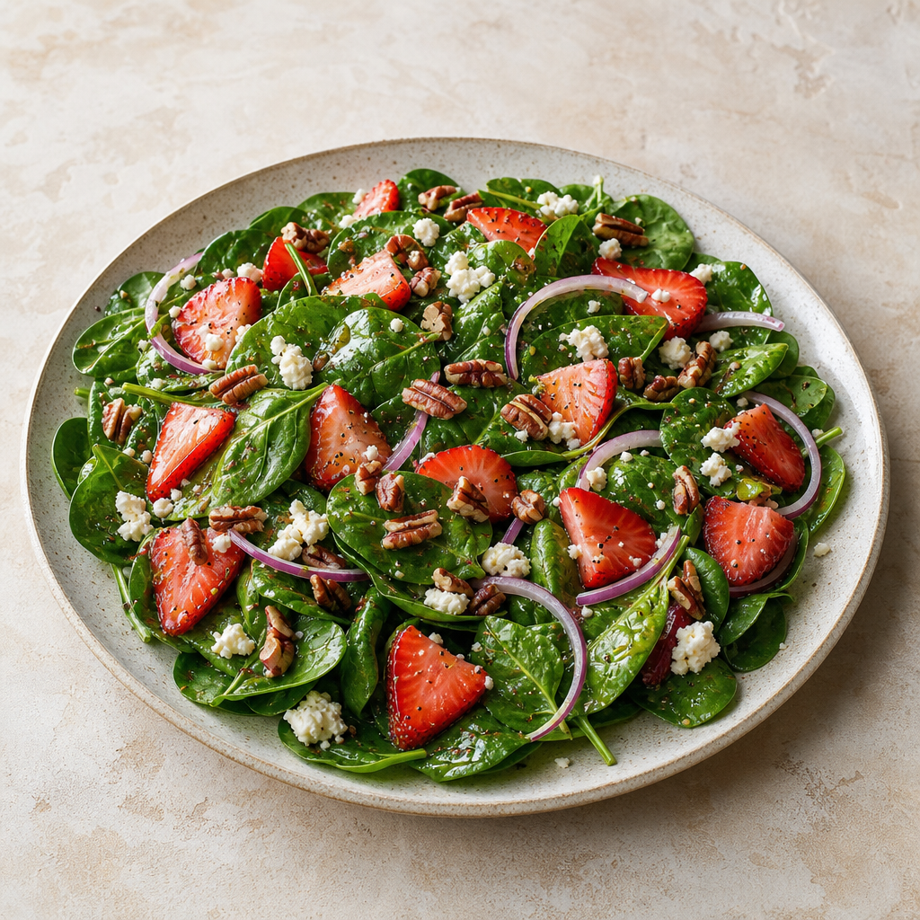 Spinach Strawberry Salad