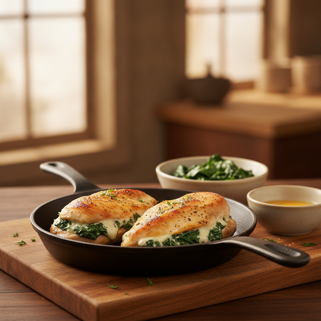 Spinach Stuffed Chicken