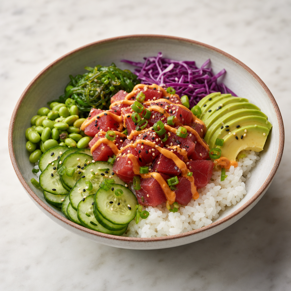 Tuna Poke Bowls