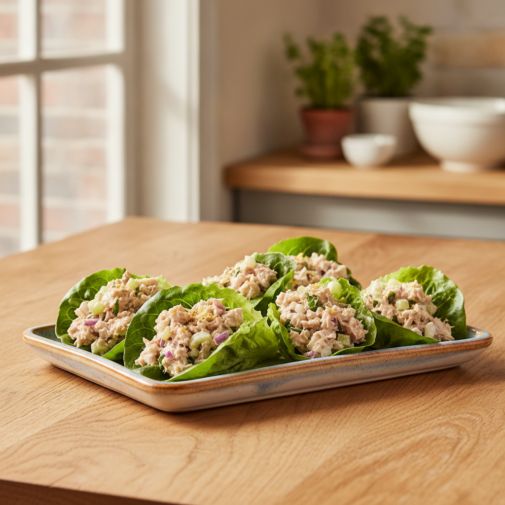 Tuna Salad Lettuce Wraps